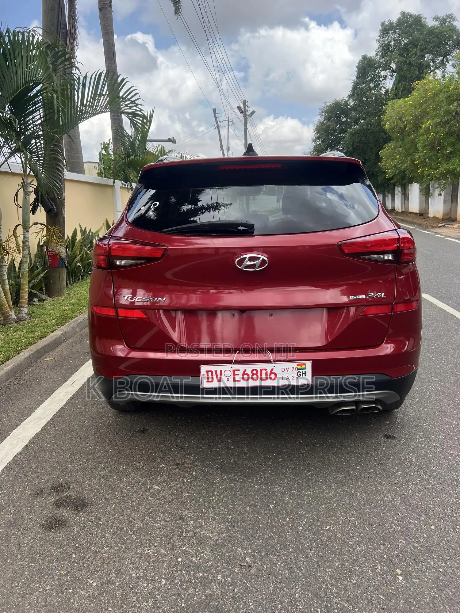 Hyundai Tucson Limited 2021 Red