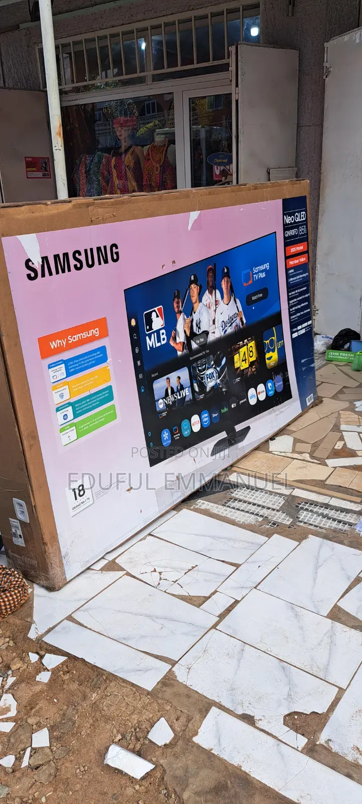 Samsung 85" Class Neo Qled Qn90f Miniled Titan Black Uhd Smart Ai
