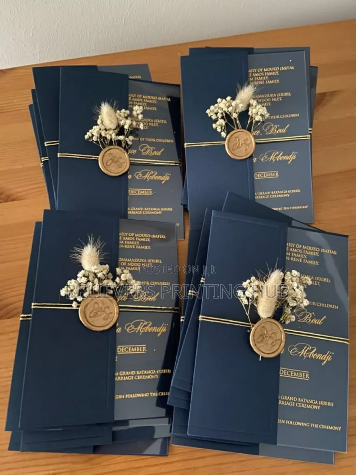 Design Printing of Invitation Cards