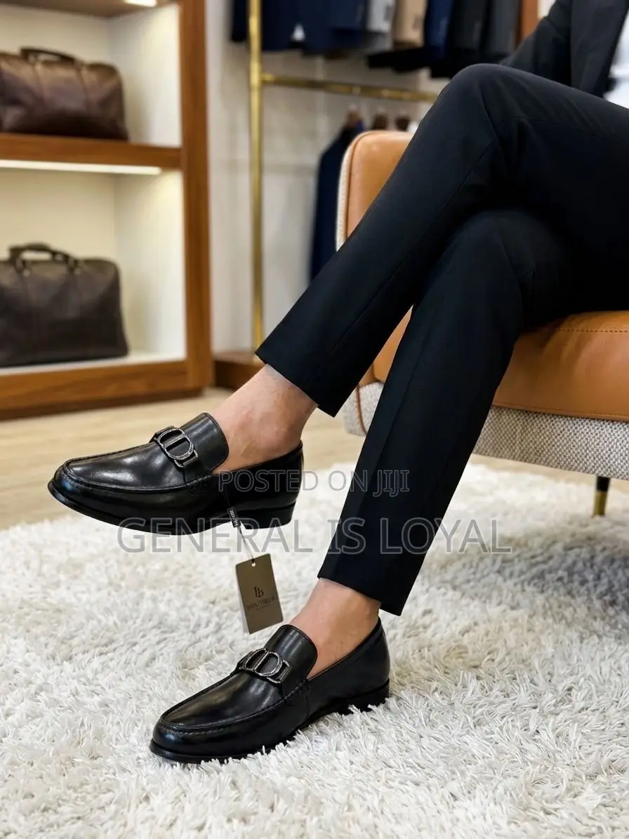 Dior Black Loafers