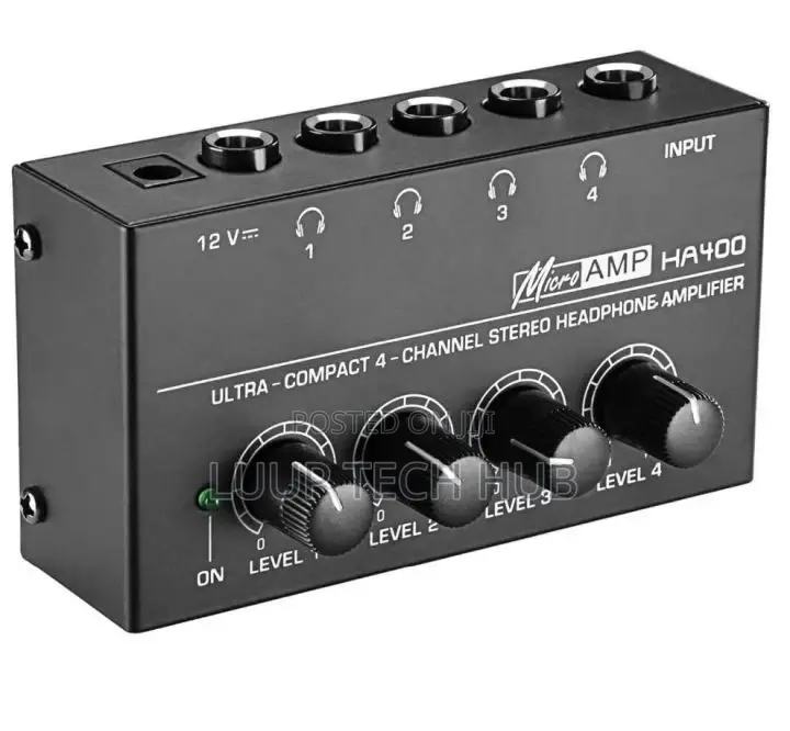 4 Channel Headphones Amplifier