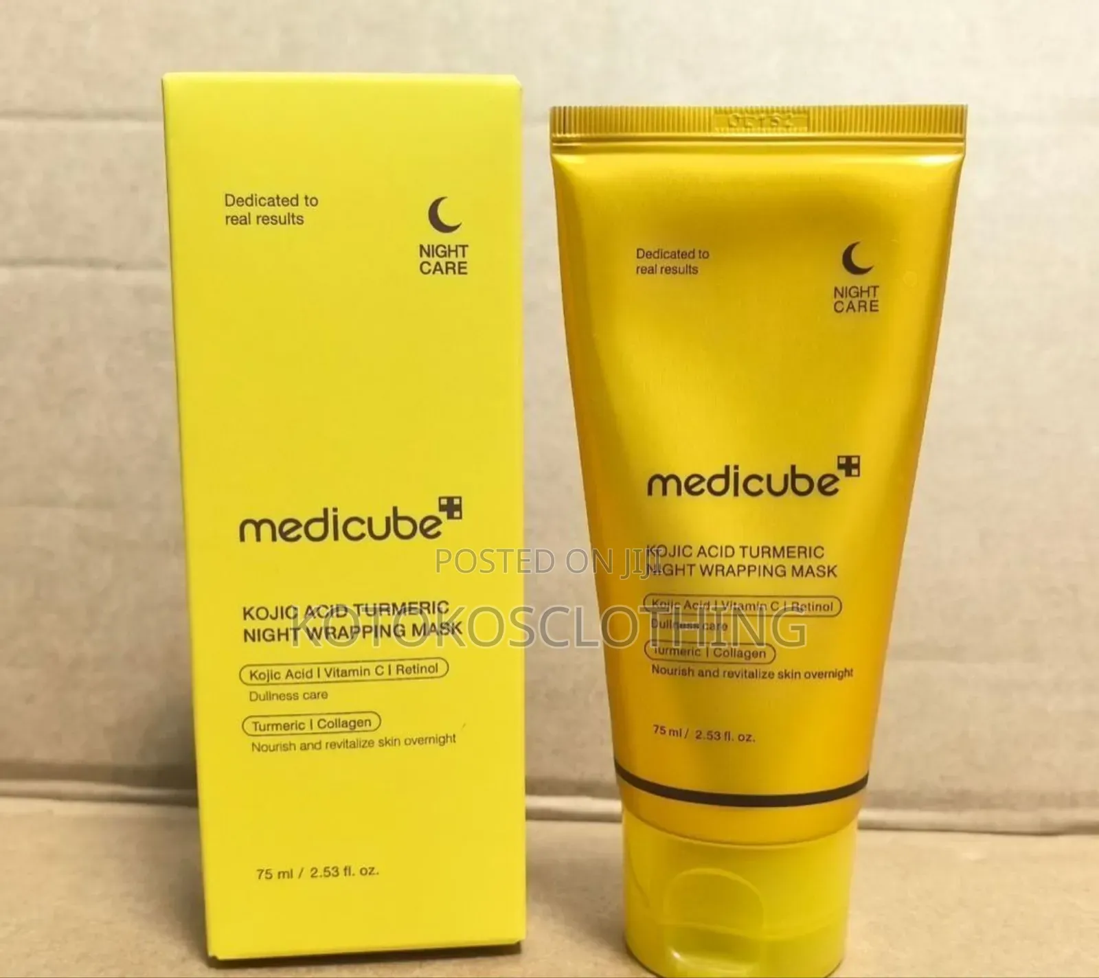 Turmeric Medicube Collagen Night Wrapping Mask