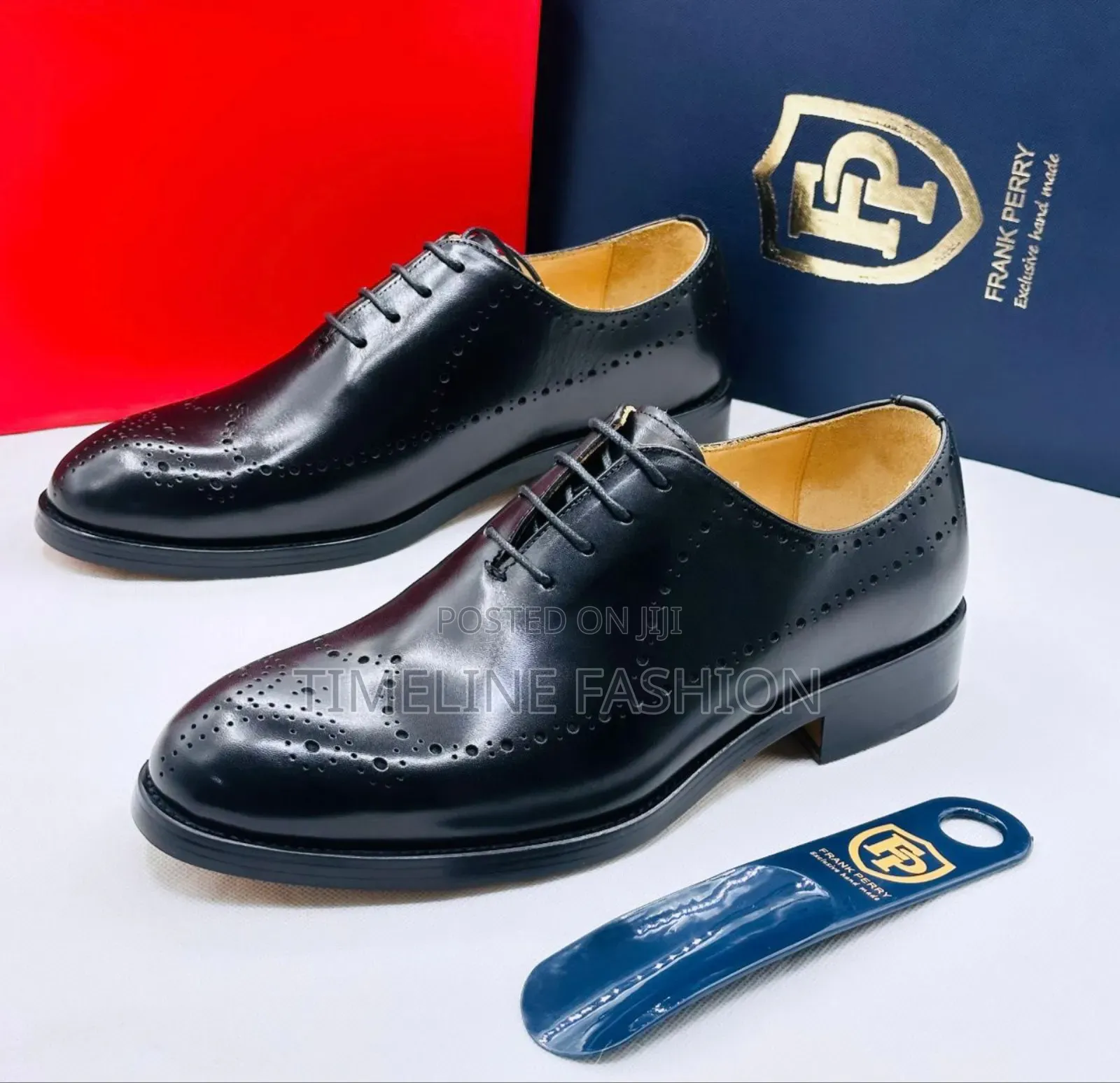 Classic Men's Frank Perry Formal Dressing Black Shoes