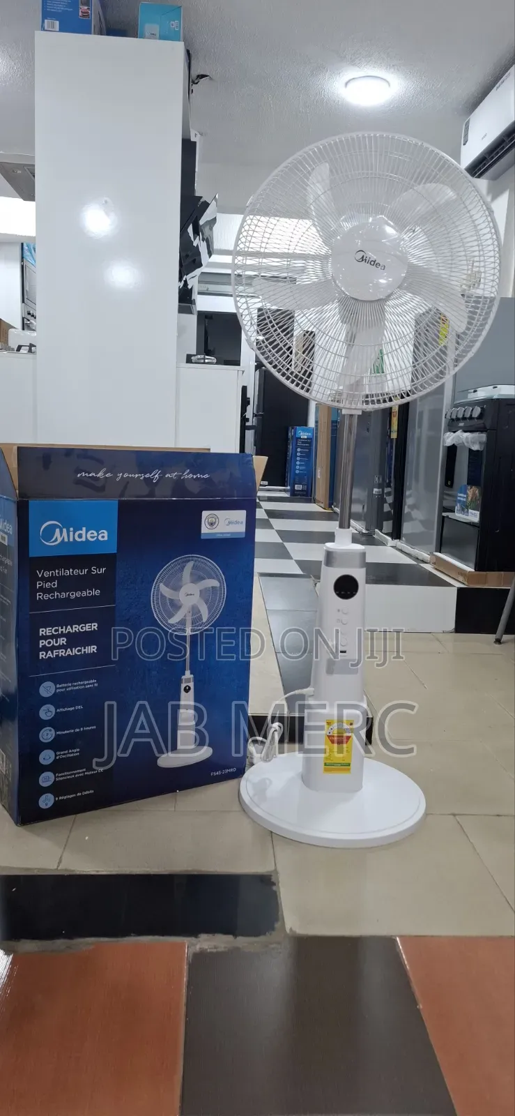 Rechargeable Fans Midea Original More Hours New