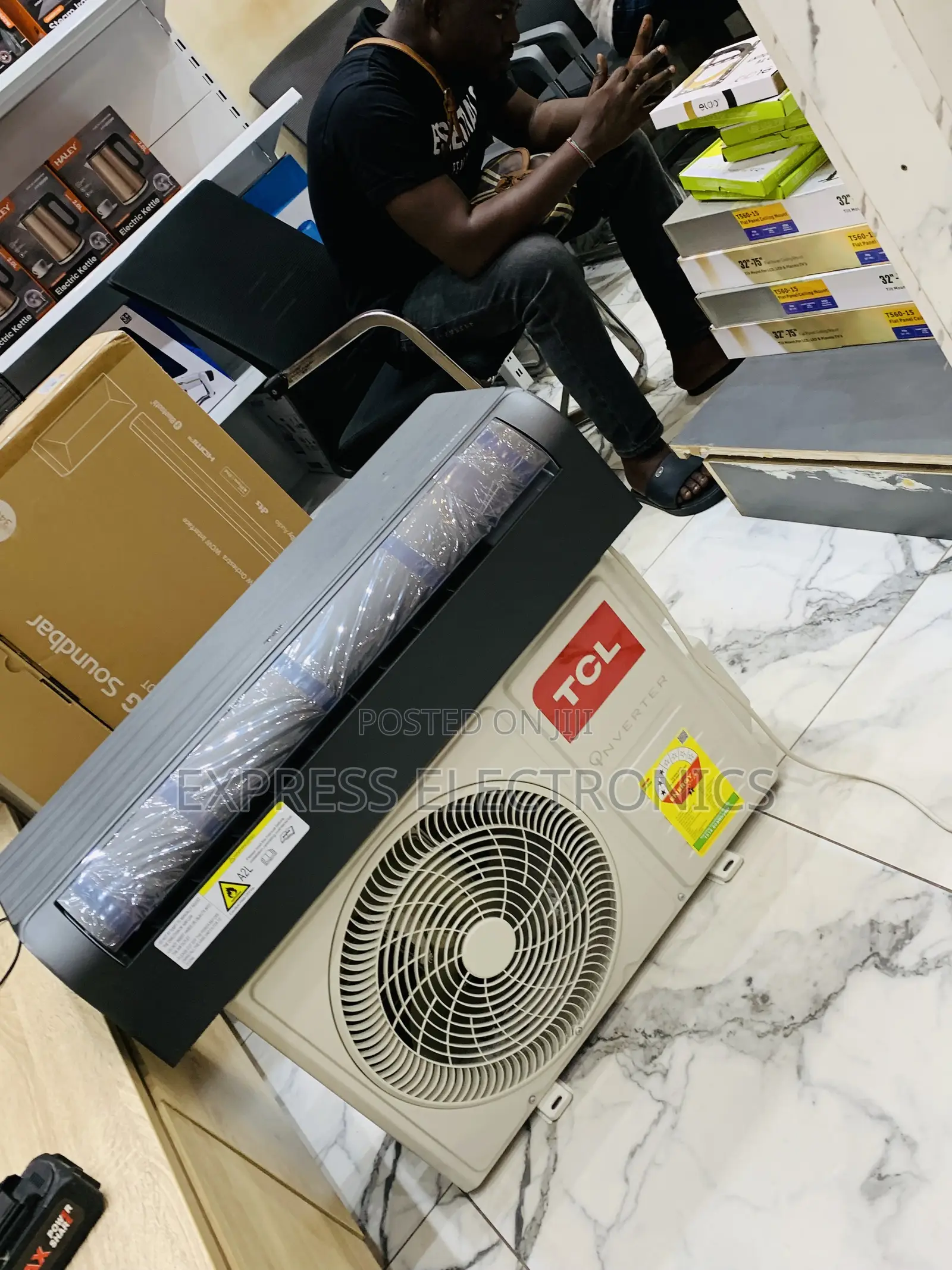 Call and Order for Inverter Split Dark Grey Inverter 1.5hp TCL