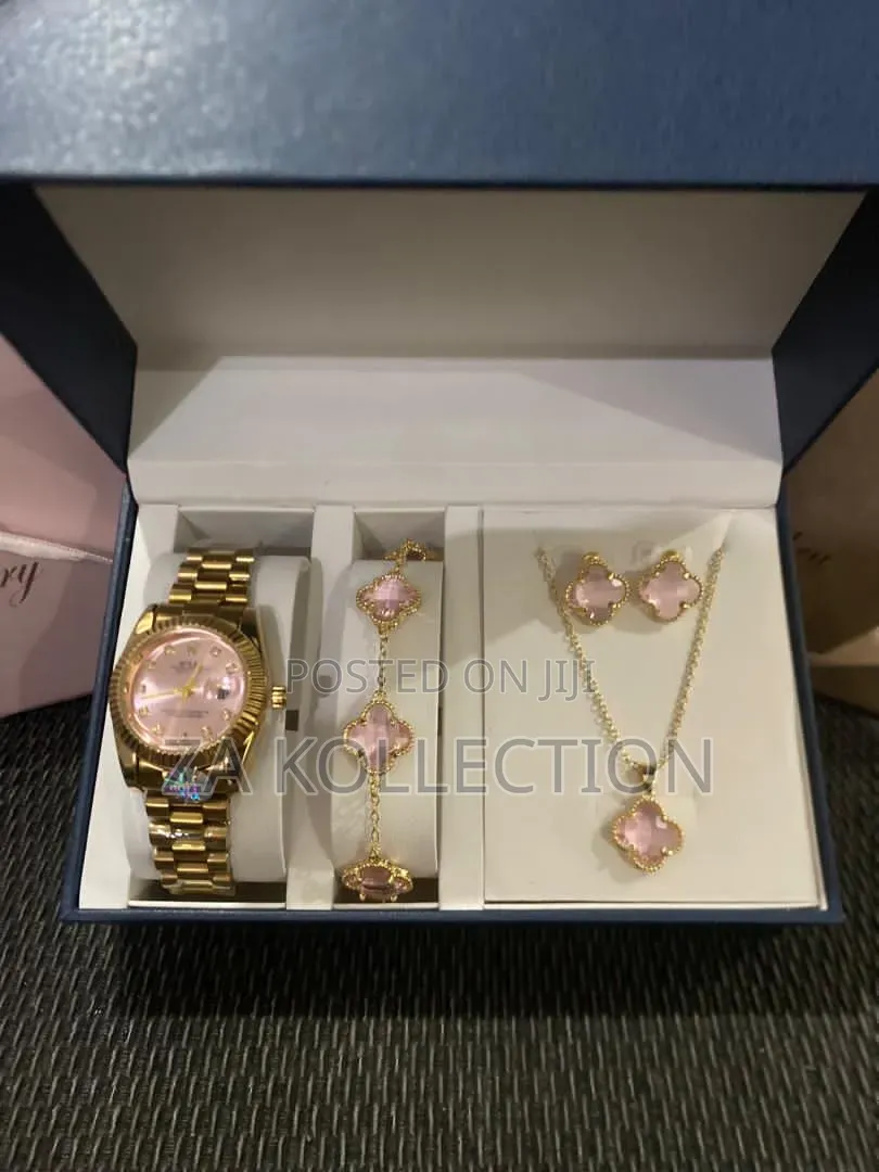 Pink Ladies Jewellery Set