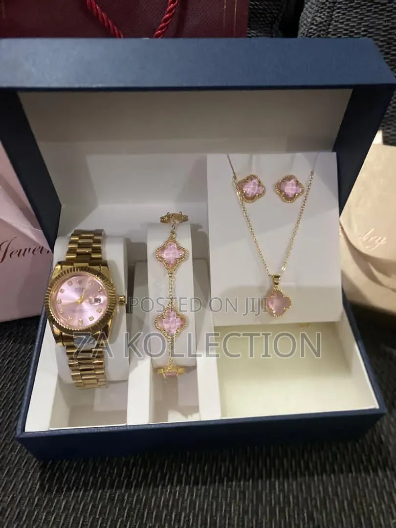 Pink Ladies Jewellery Set