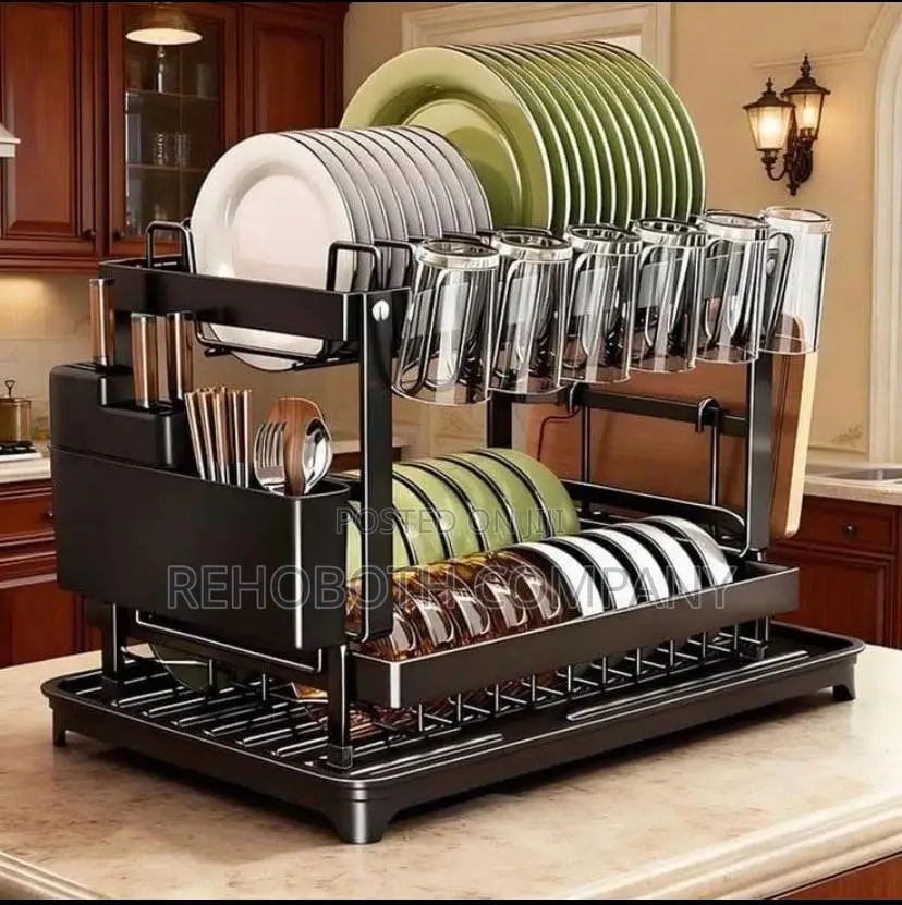 Double Over Sink Drainer