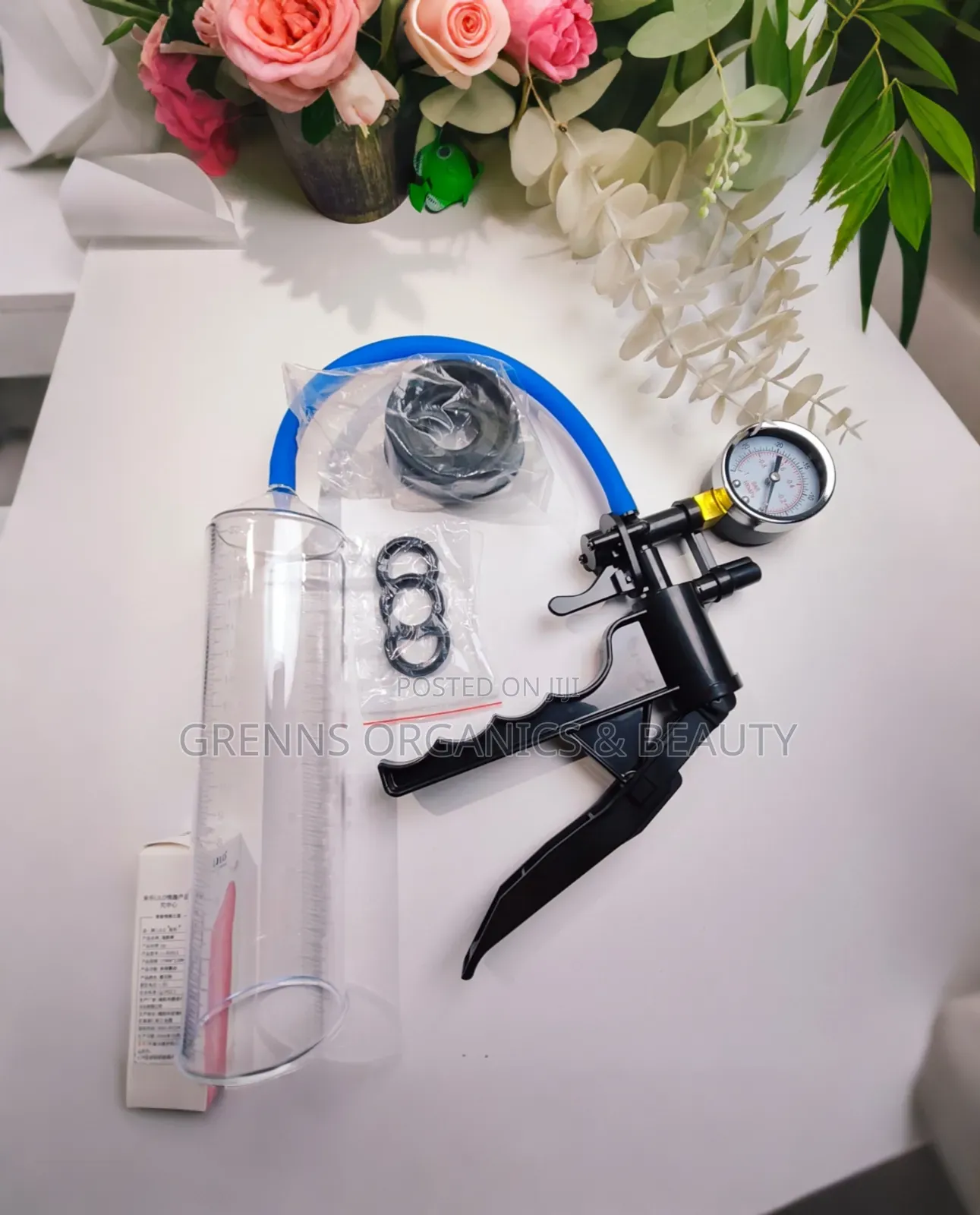 New Manual Barometer Vacuum Penis Enlargment Pump