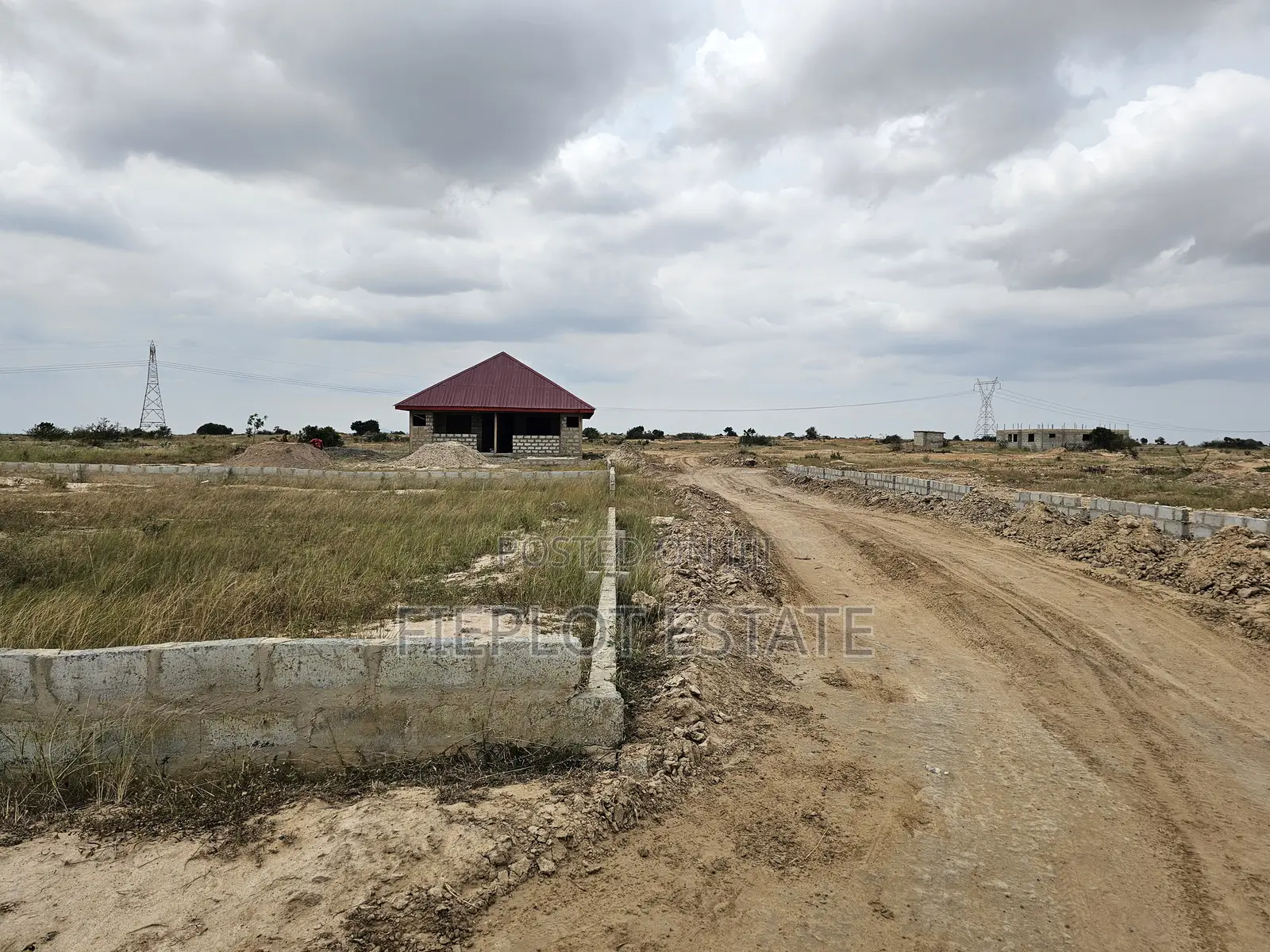 Spacious Demarcated Half Plot At Tsopoli Skyport City