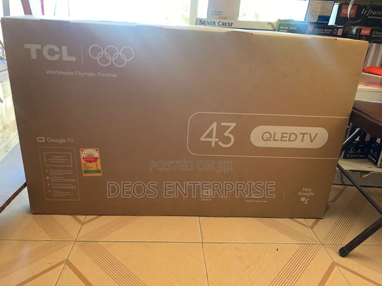 Elite 43-Inch TCL Qled Tv With Smart Google Home