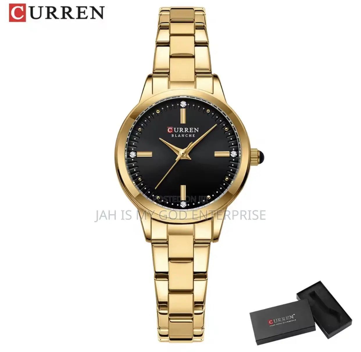 Curren 9094 Women's Simple Dial Bracelet Quart Watches for Lady