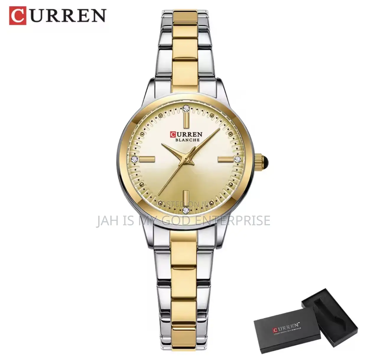 Curren 9094 Women's Simple Dial Bracelet Quart Watches for Lady
