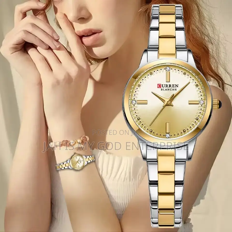 Curren 9094 Women's Simple Dial Bracelet Quart Watches for Lady