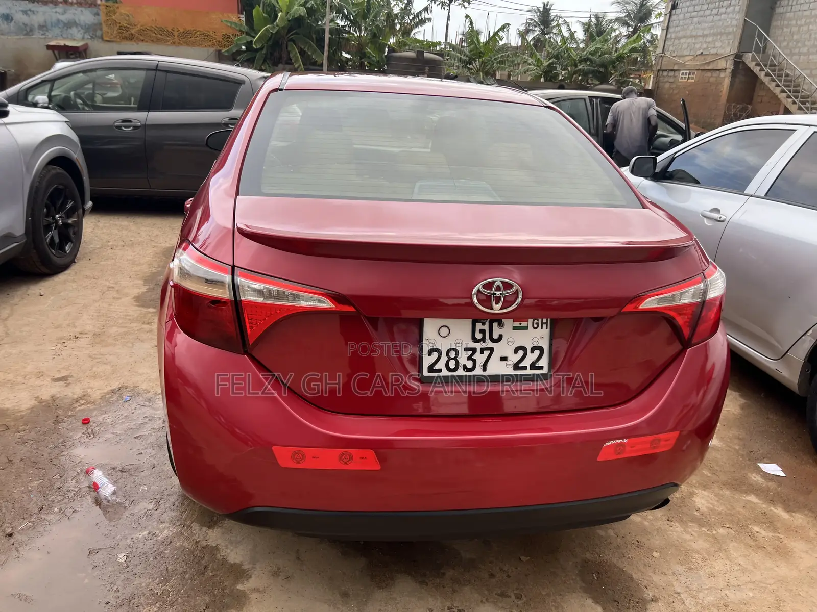 Toyota Corolla LE 4dr Sedan (1.8L 4cyl CVT) 2015 Red