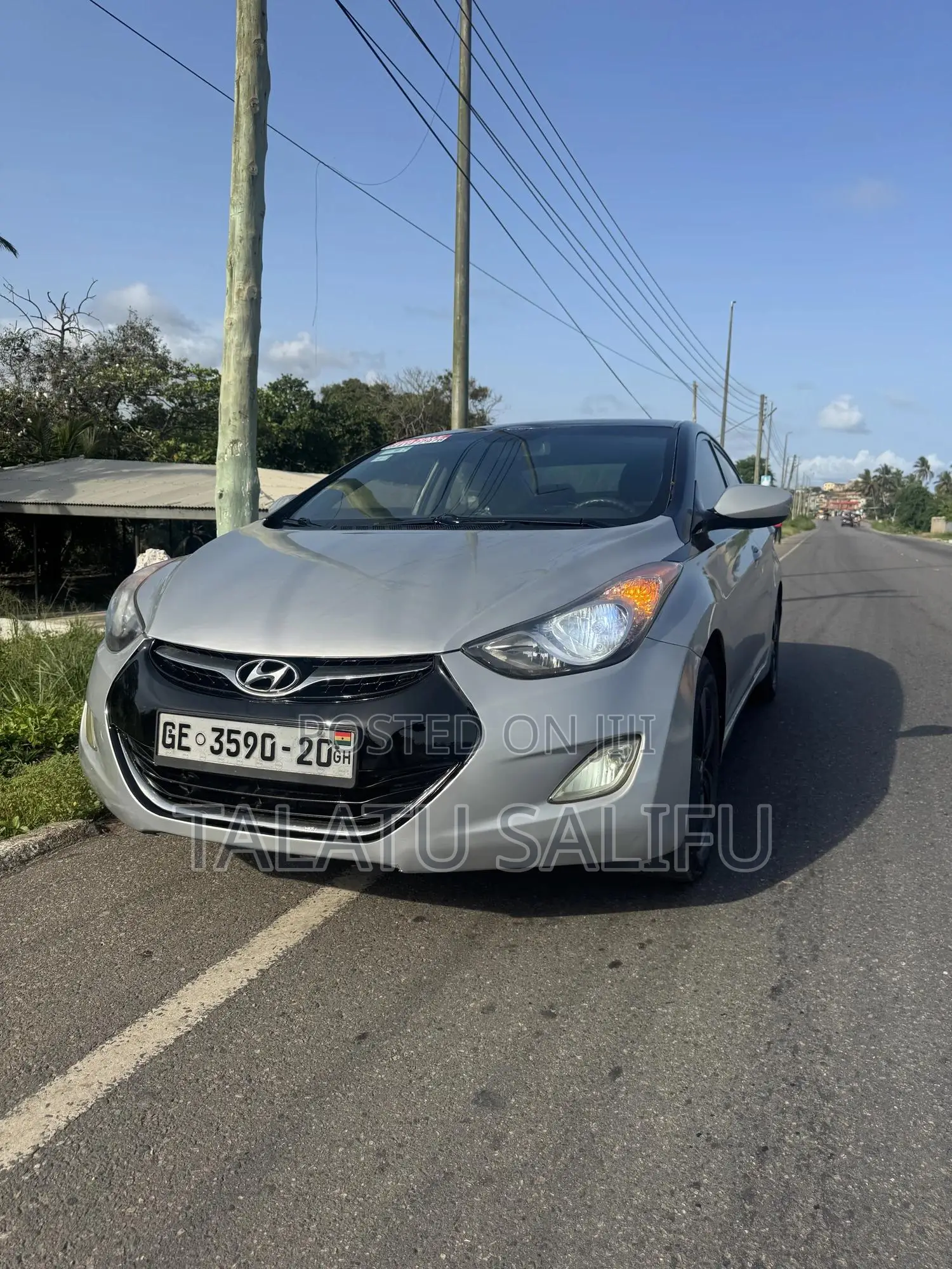 Hyundai Elantra 2012 Silver