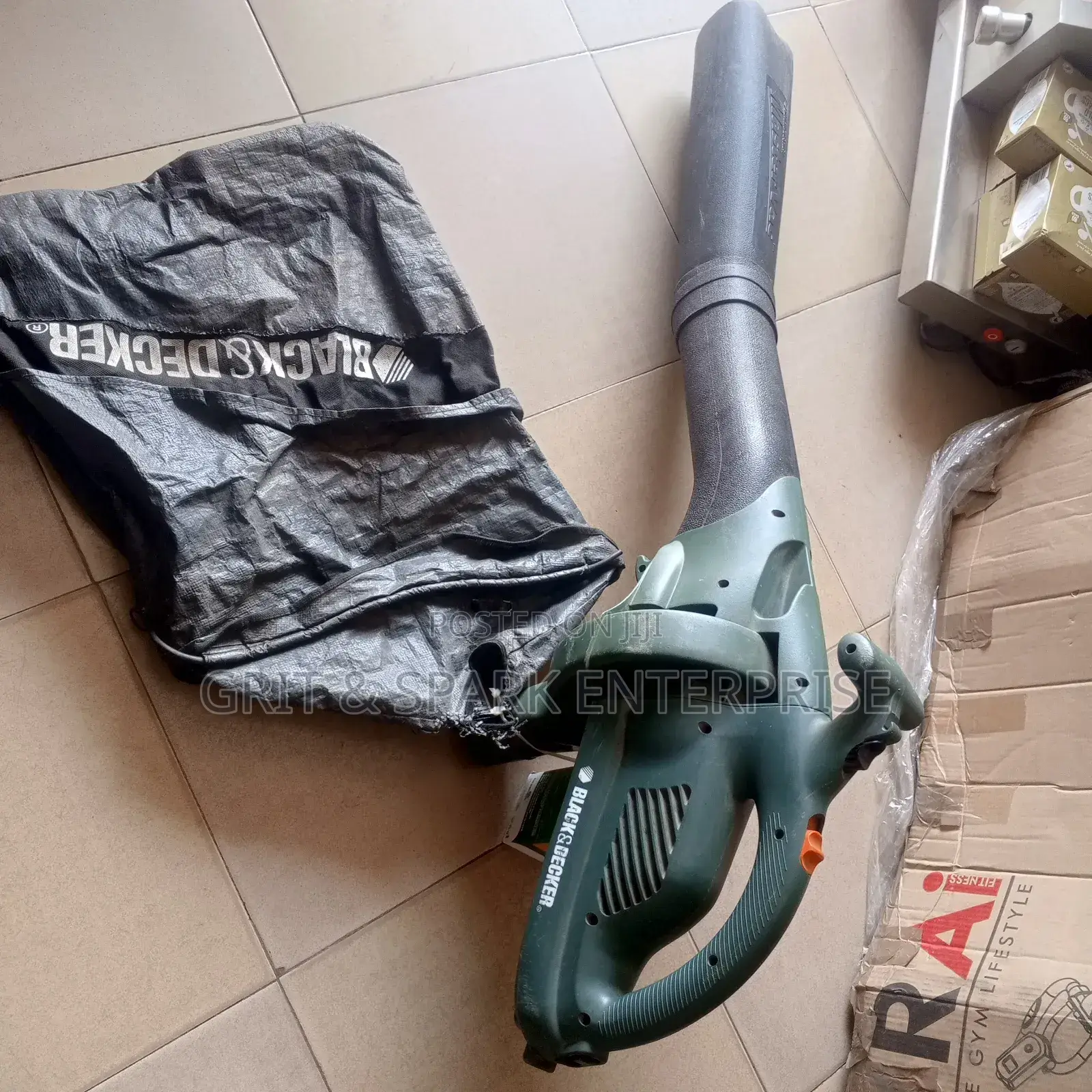 Big Used Black Decker Leaf Vacuum Suction From Germany