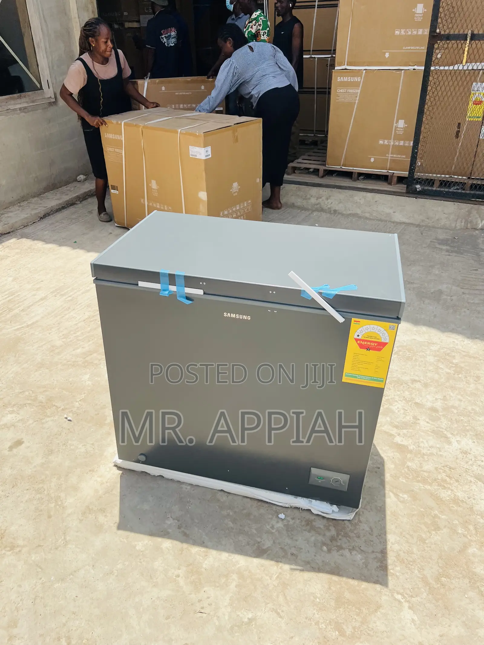 Sealed in Box Samsung 198l Single Door Chest Freezer(Gray).
