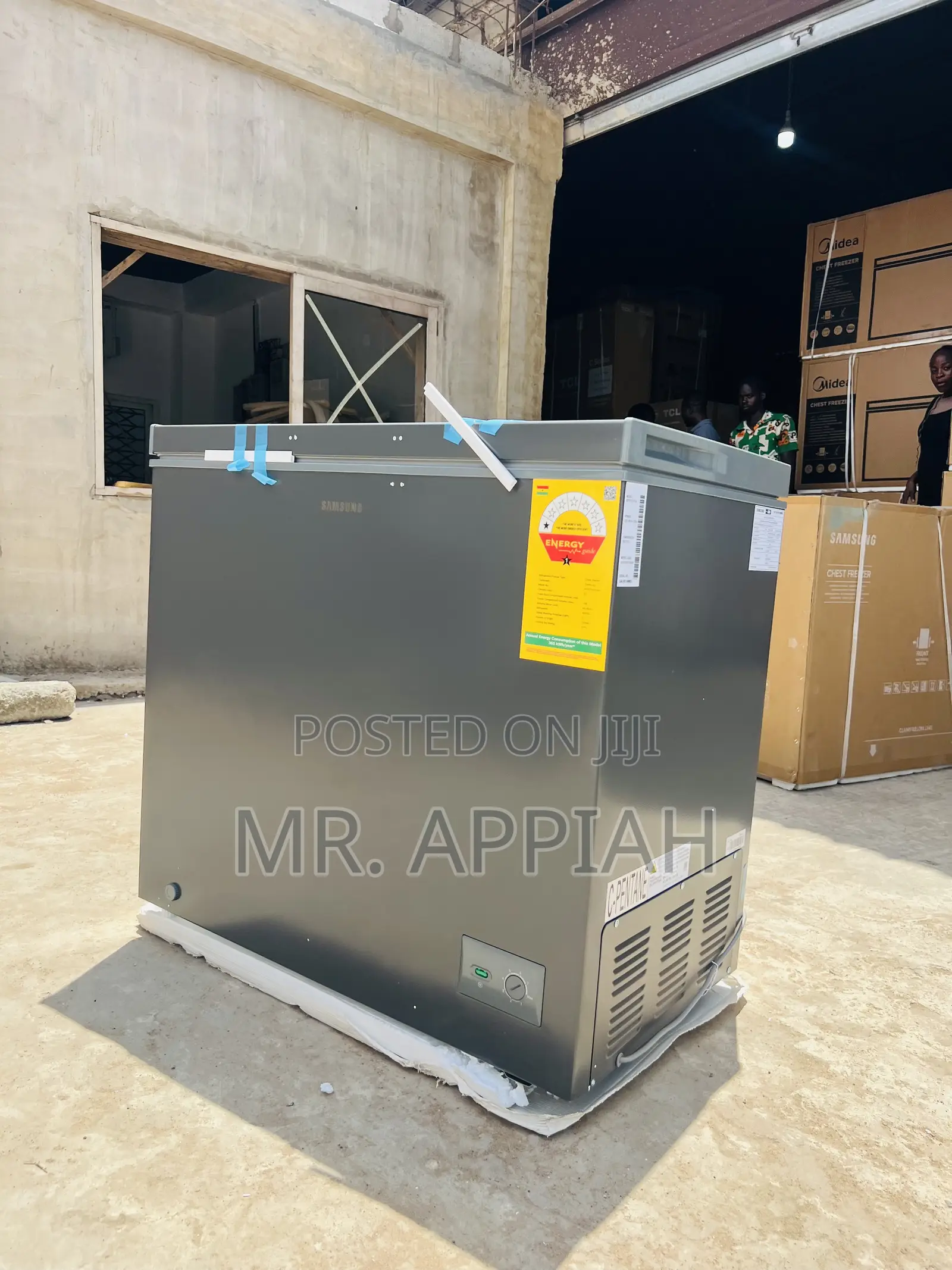 Fast Cooling Samsung 198l Single Door Electric Freezer