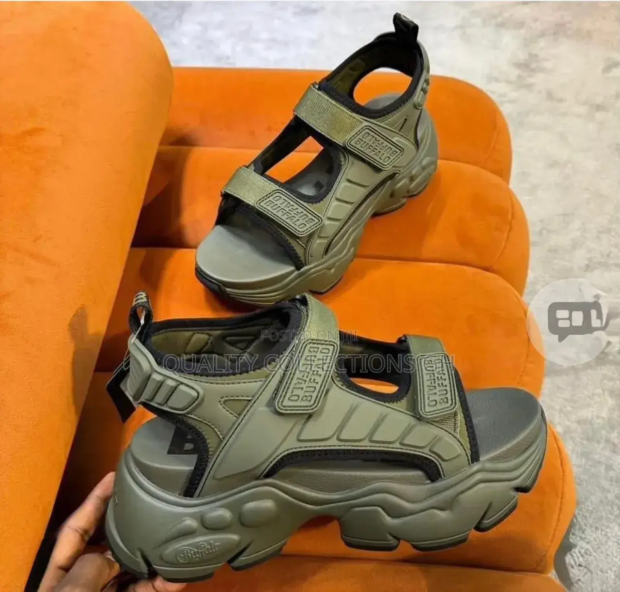 Buffalo Binary Track Sandals Camo
