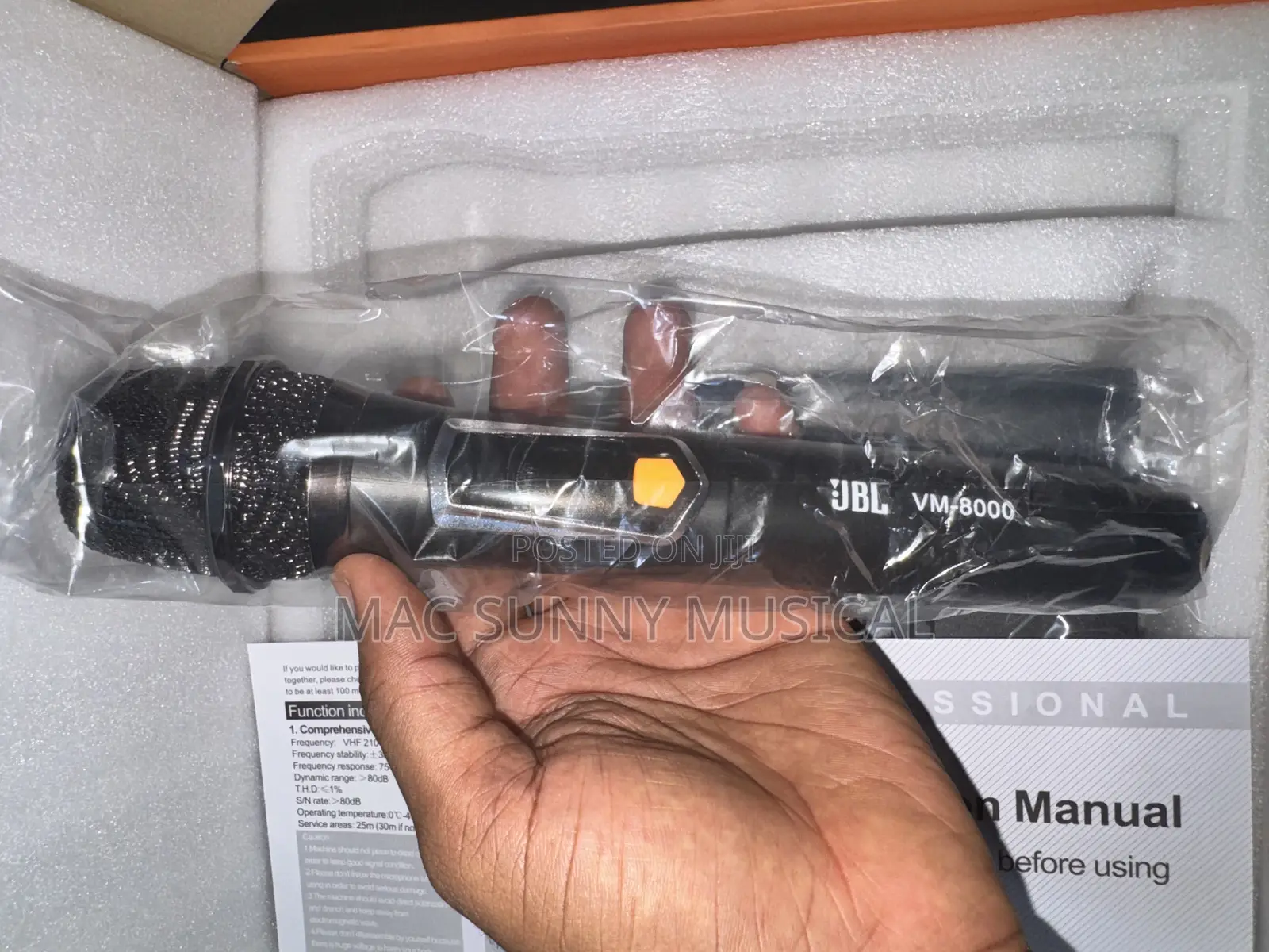 JBL Vm-8000 Wireless Microphone