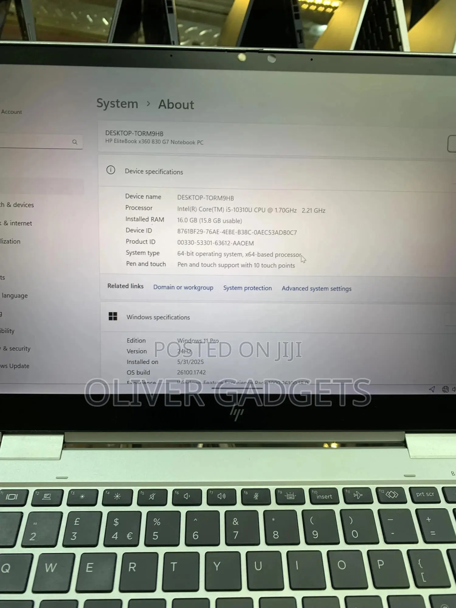 Laptop HP EliteBook 830 G7 16GB Intel Core i5 SSD 512GB