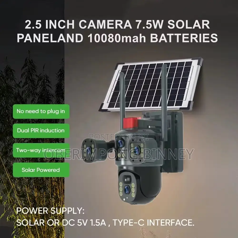 Triple Lens Eseecloud 4g Solar Camera