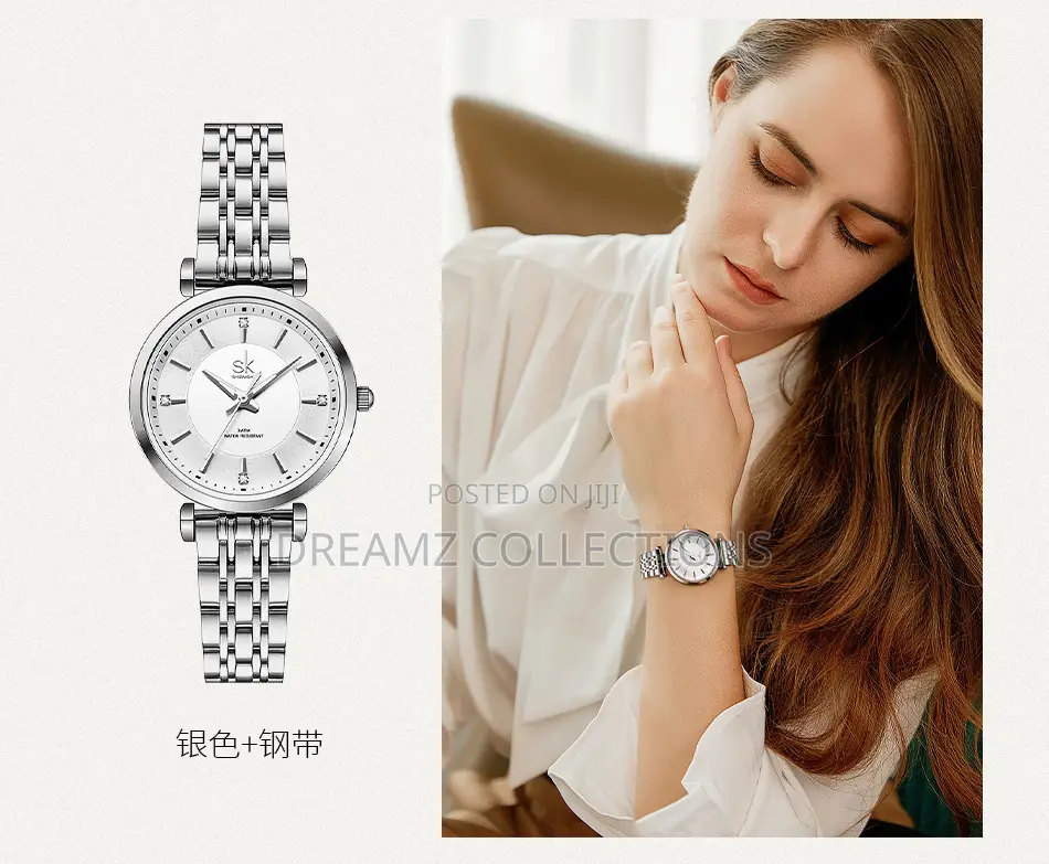 Two-Tone Metal Band Watch