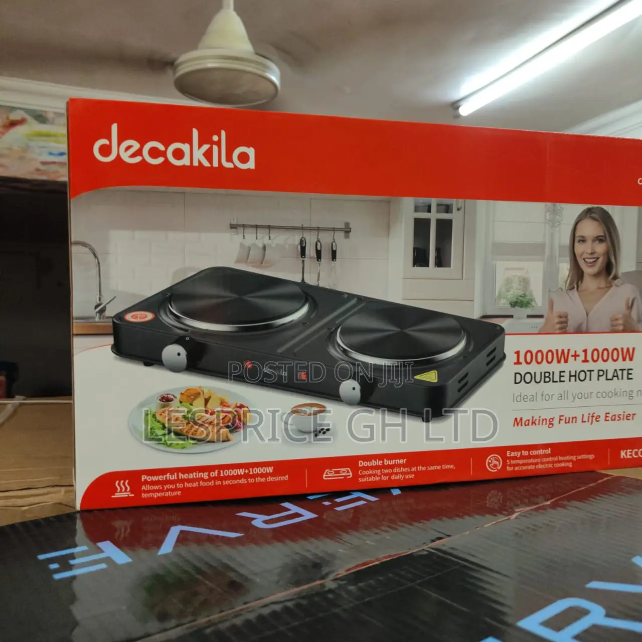 Decakila Electric Double Hot Plate 2000w
