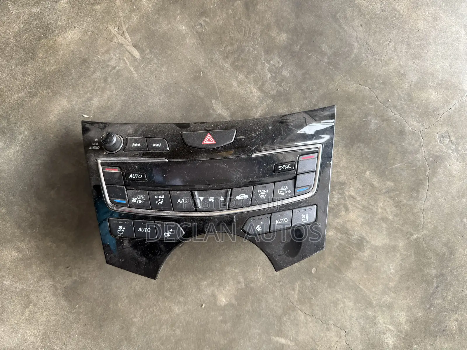 19 20 21 Acura RDX Front a/C Climate Heater Seat Temperature Control