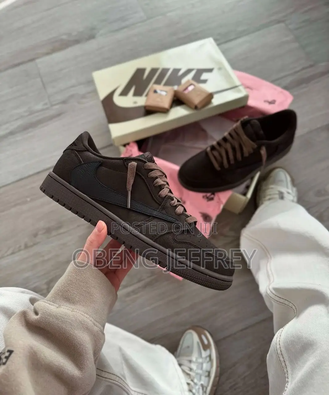 Original Jordan 1 Low Travis Scott Coffee