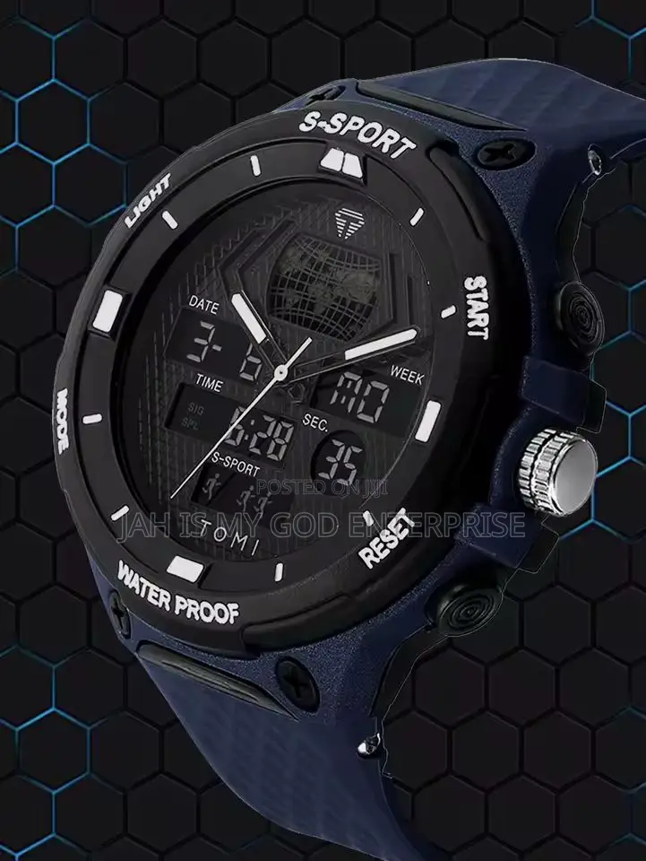 Tomi T215 Men's Waterproof Sports Electronic Student Military Watch