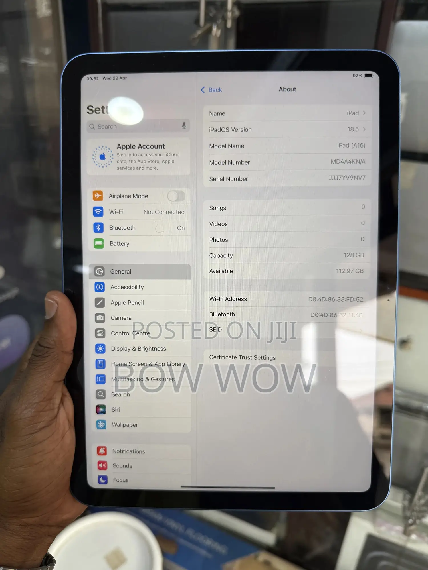 Apple iPad (2025) 128 GB Blue