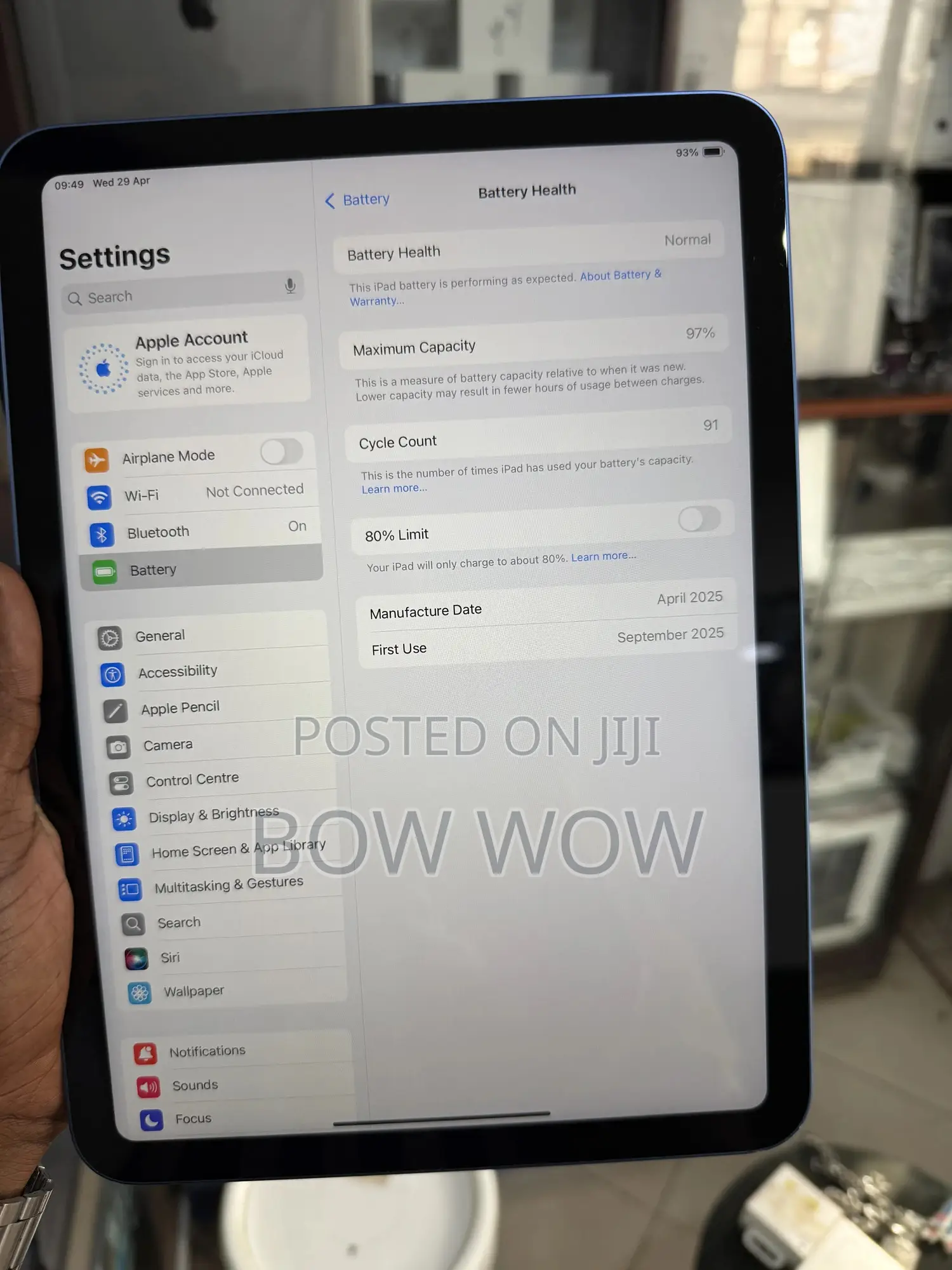 Apple iPad (2025) 128 GB Blue