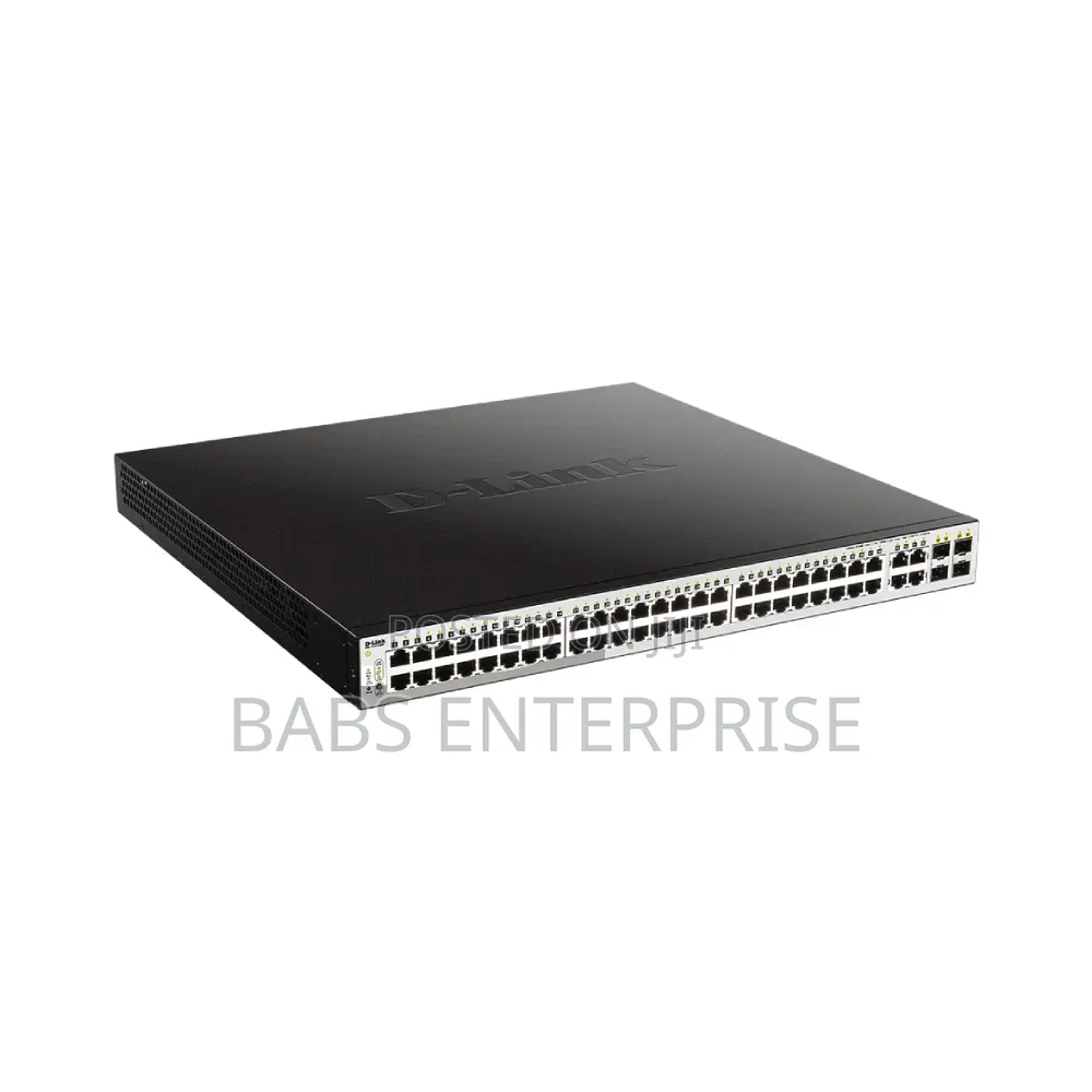 D-Link 52port Gigabit Web Smart Poe Switch 4 Gigabit SFP DGS-1210-52mp