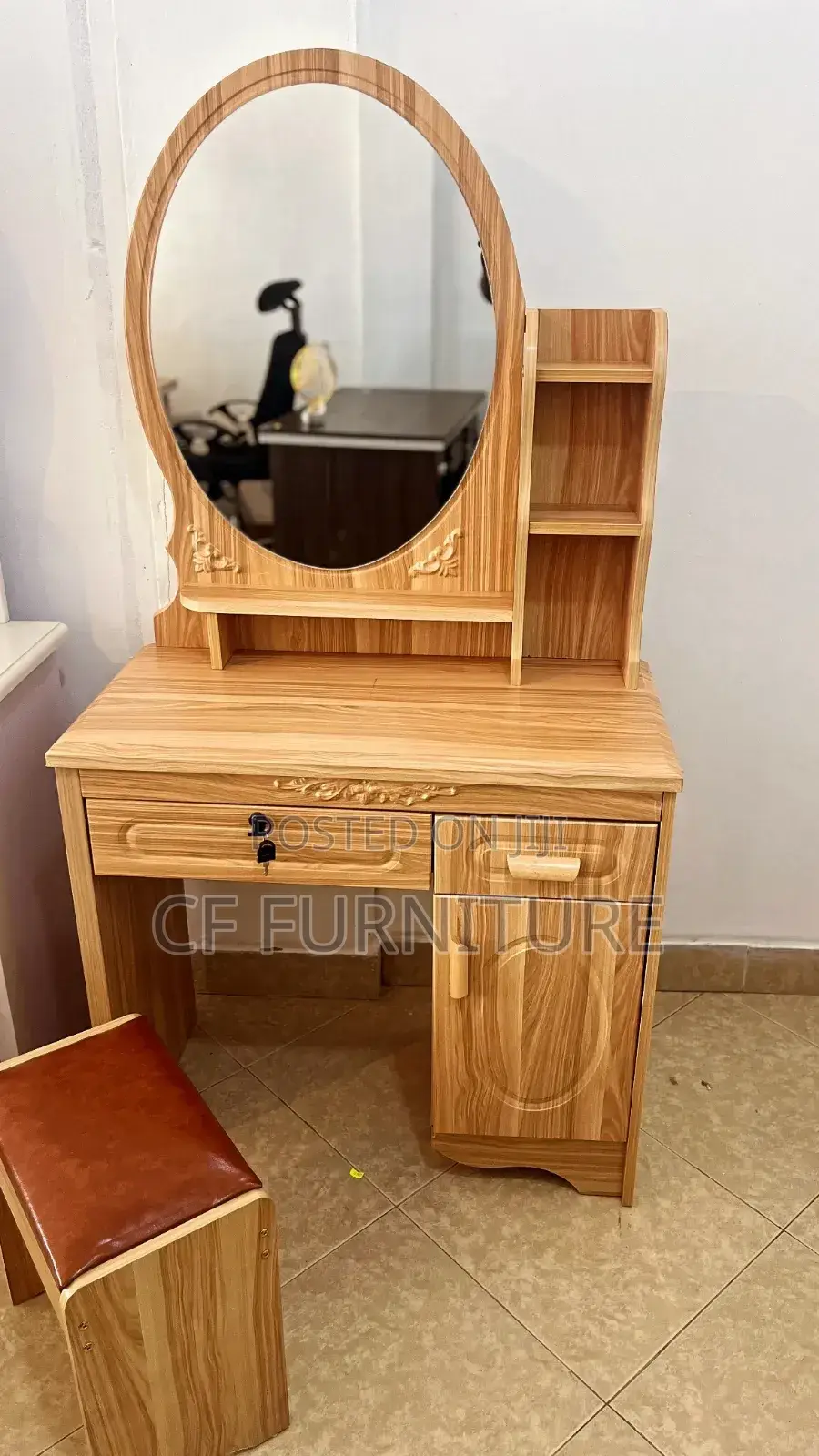 Wooden Dressing Mirror