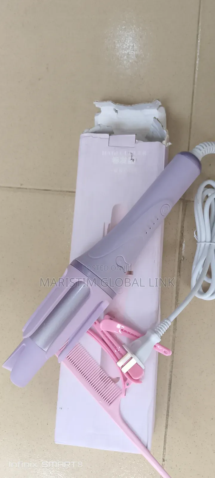 Wired Rotating Hair Curler