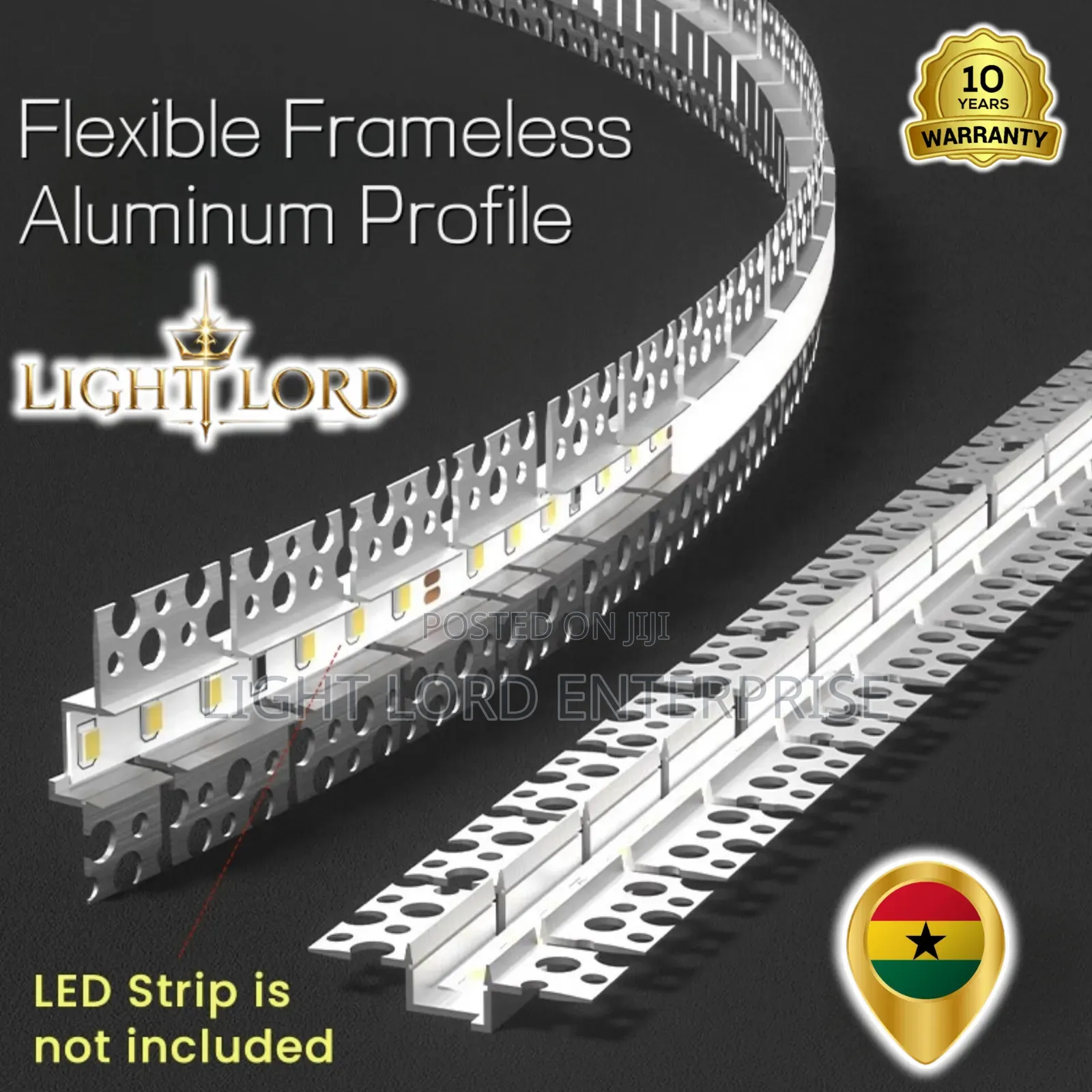 Frameless Aluminum Profile Channel 10feet
