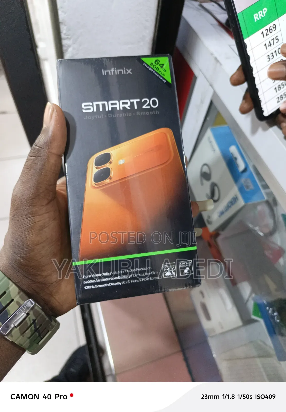 New Infinix Smart 20 64 GB Black