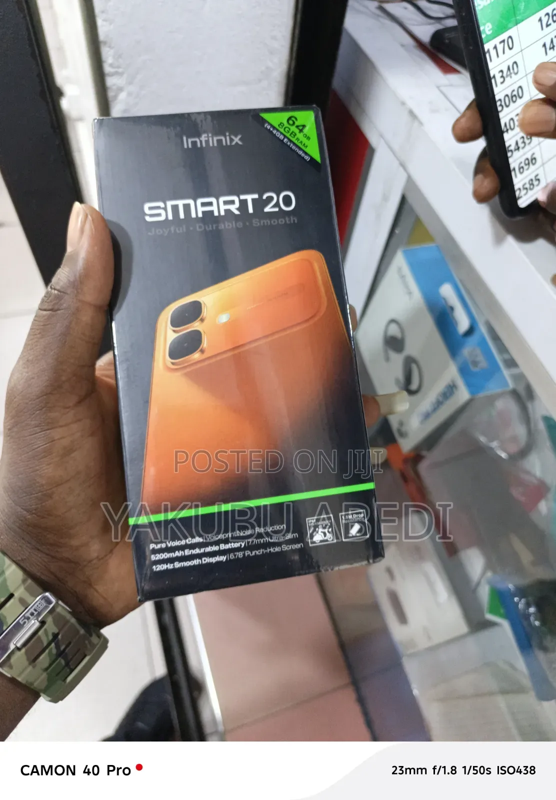 New Infinix Smart 20 64 GB Black