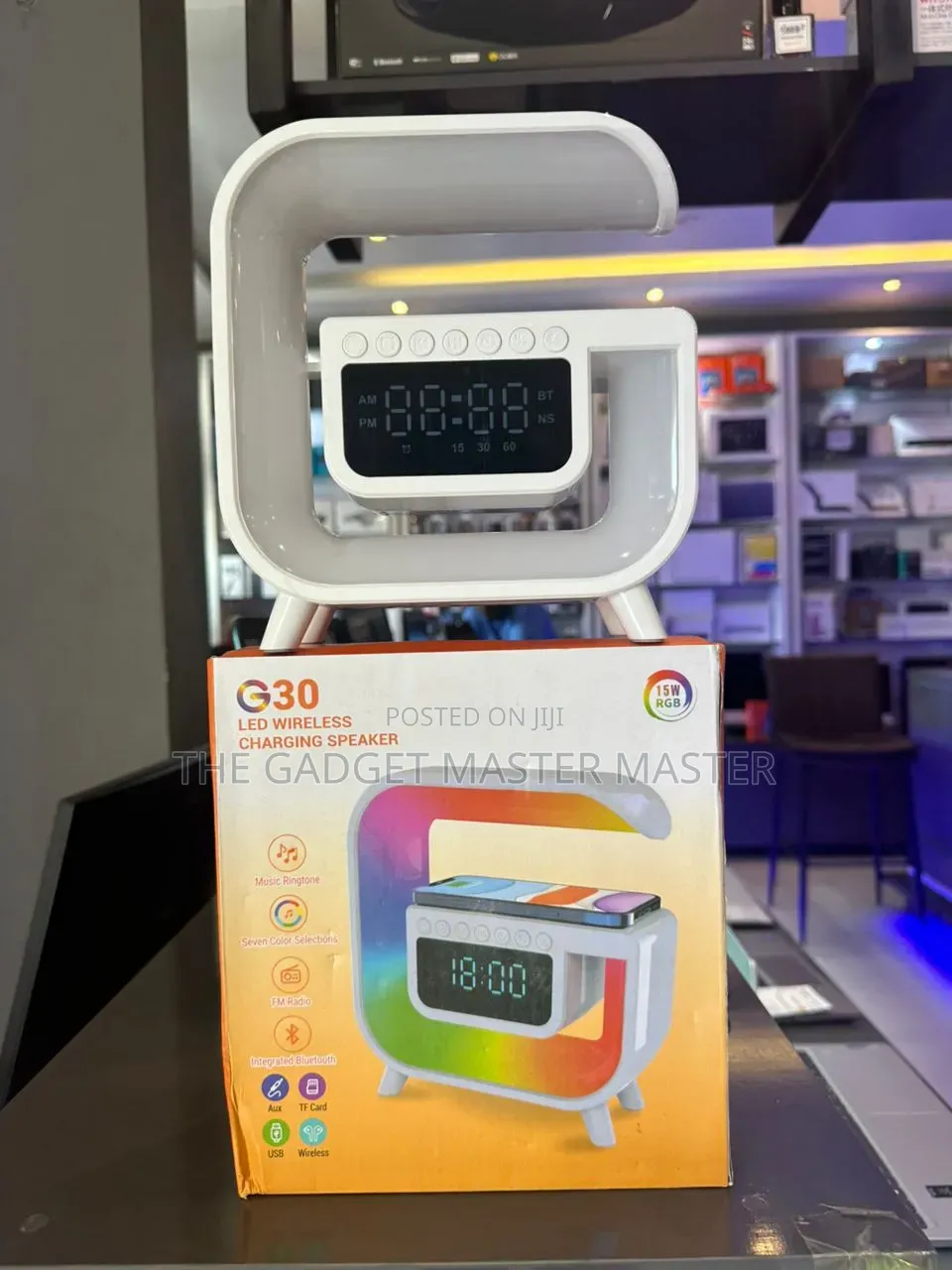 G30 Led Wireless Charging Speaker