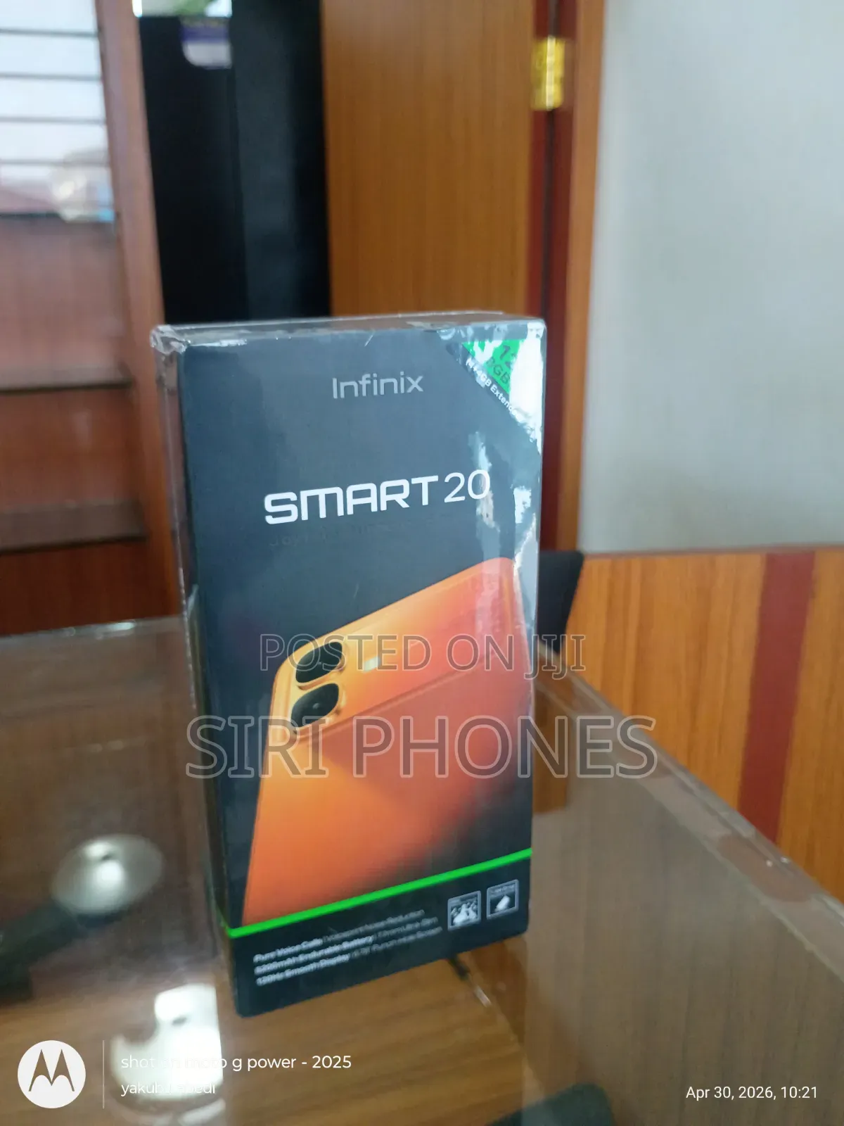 New Infinix Smart 20 128 GB Black