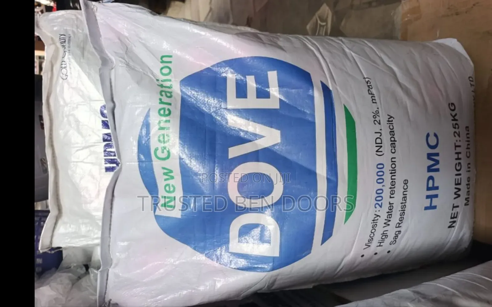 Dove Tile HPMC 25kg for Tiling and Industrial Use