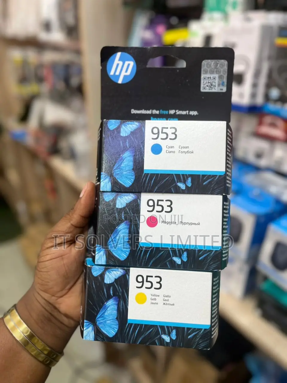 Hp 953 Cartridge (Cyan,Magenta and Yellow)