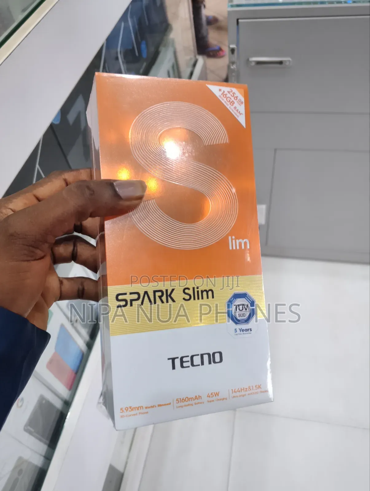 New Tecno Spark Slim 256 GB Black