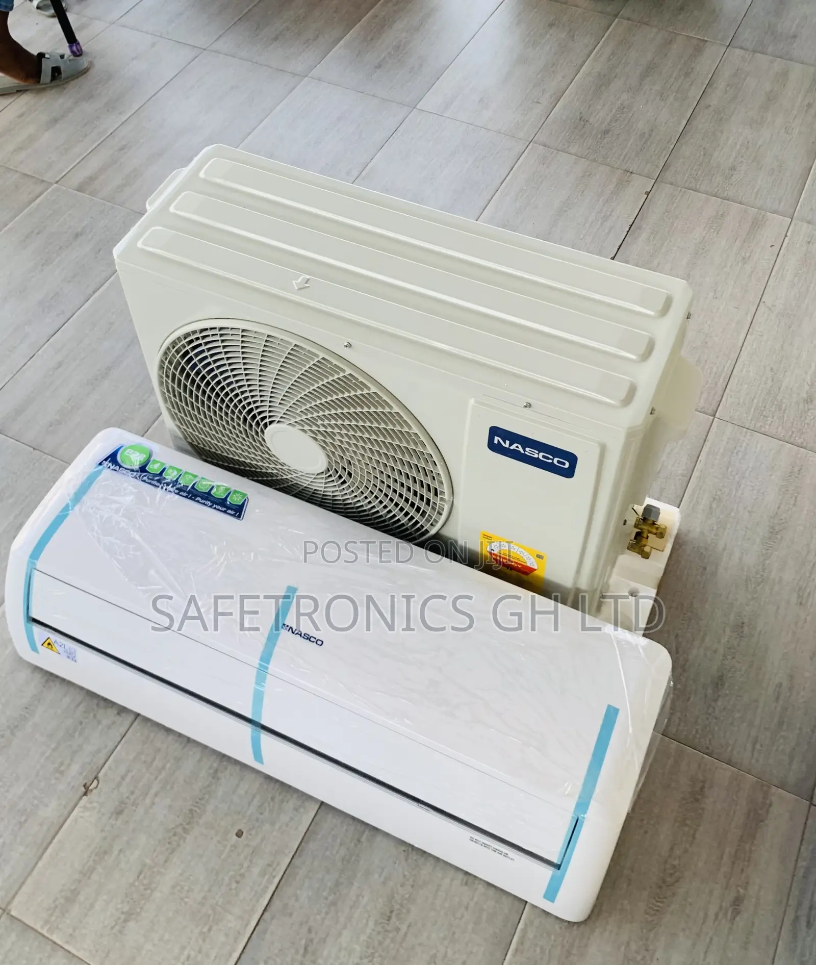Try Out New Nasco 2.5hp R410 Split Air Conditioner Design White