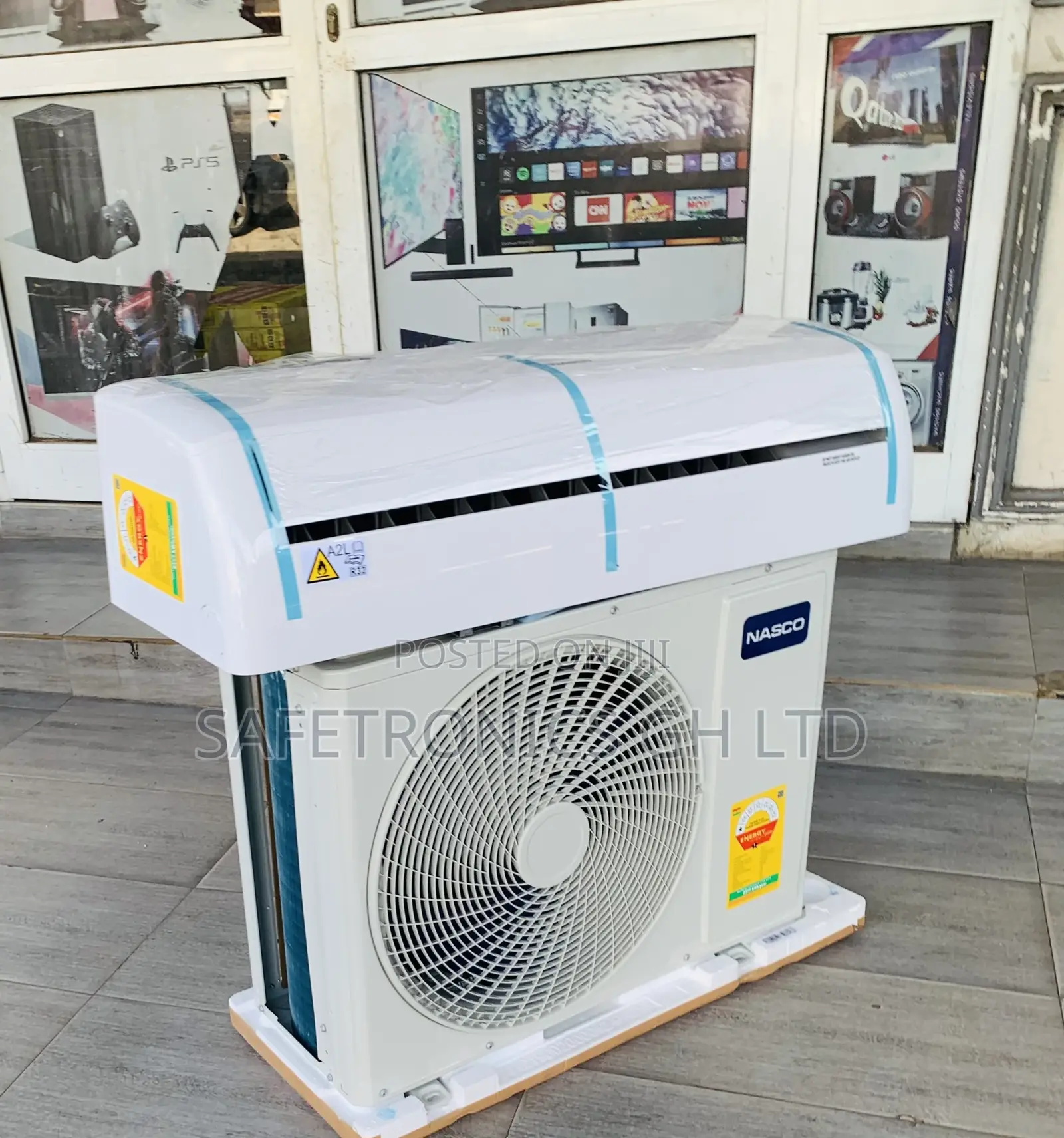 Newly Bulky White Nasco 2.5hp R410 Split Air Conditioner Design