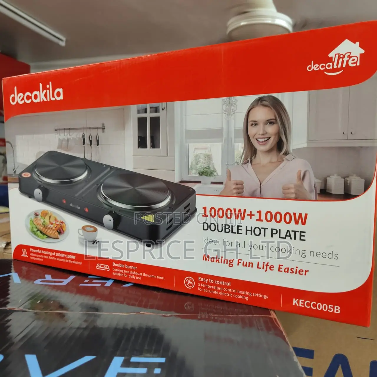 Promo!! Promo!! On Our All New 2000w Electric Hot Plate From Decakila