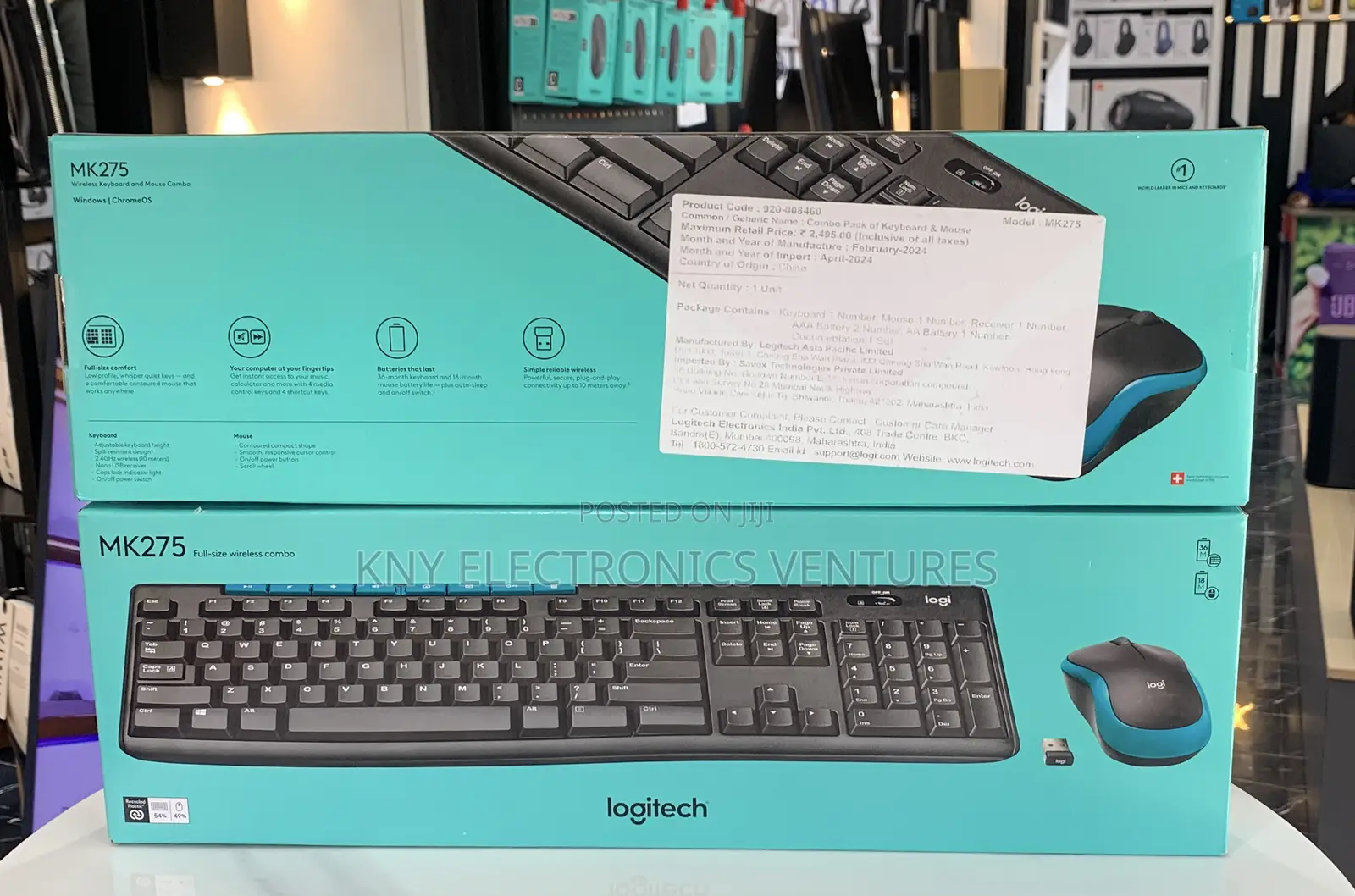 Logitech Mk275 Wireless Keyboard and Mouse