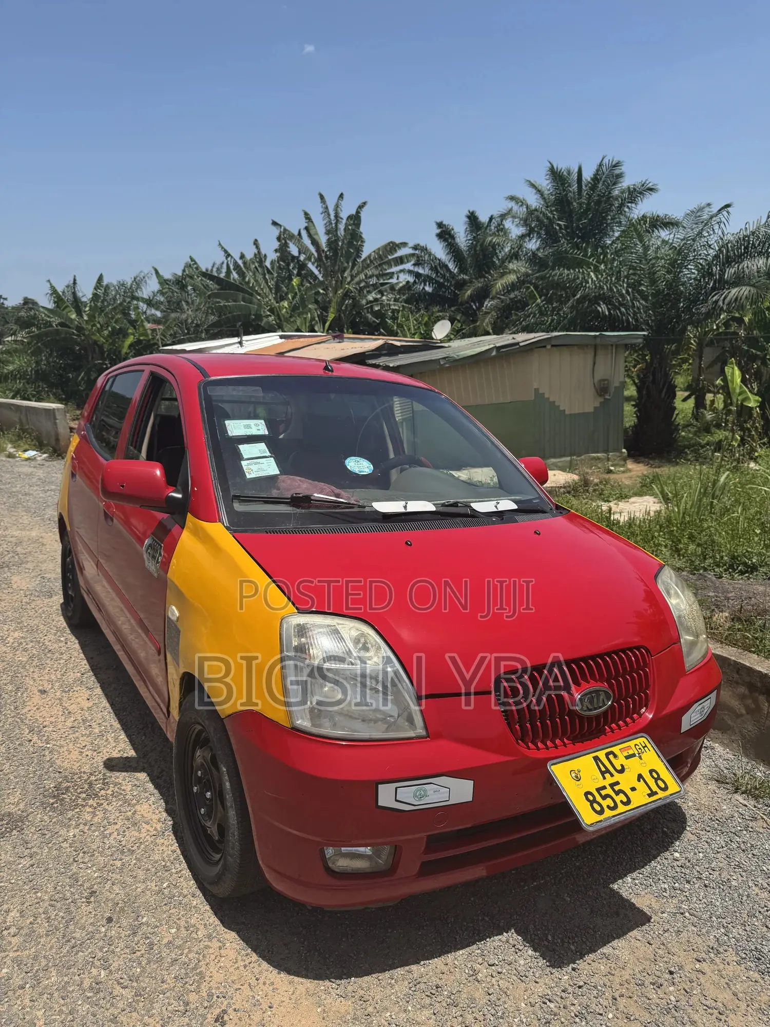 Kia Morning 2010 Red